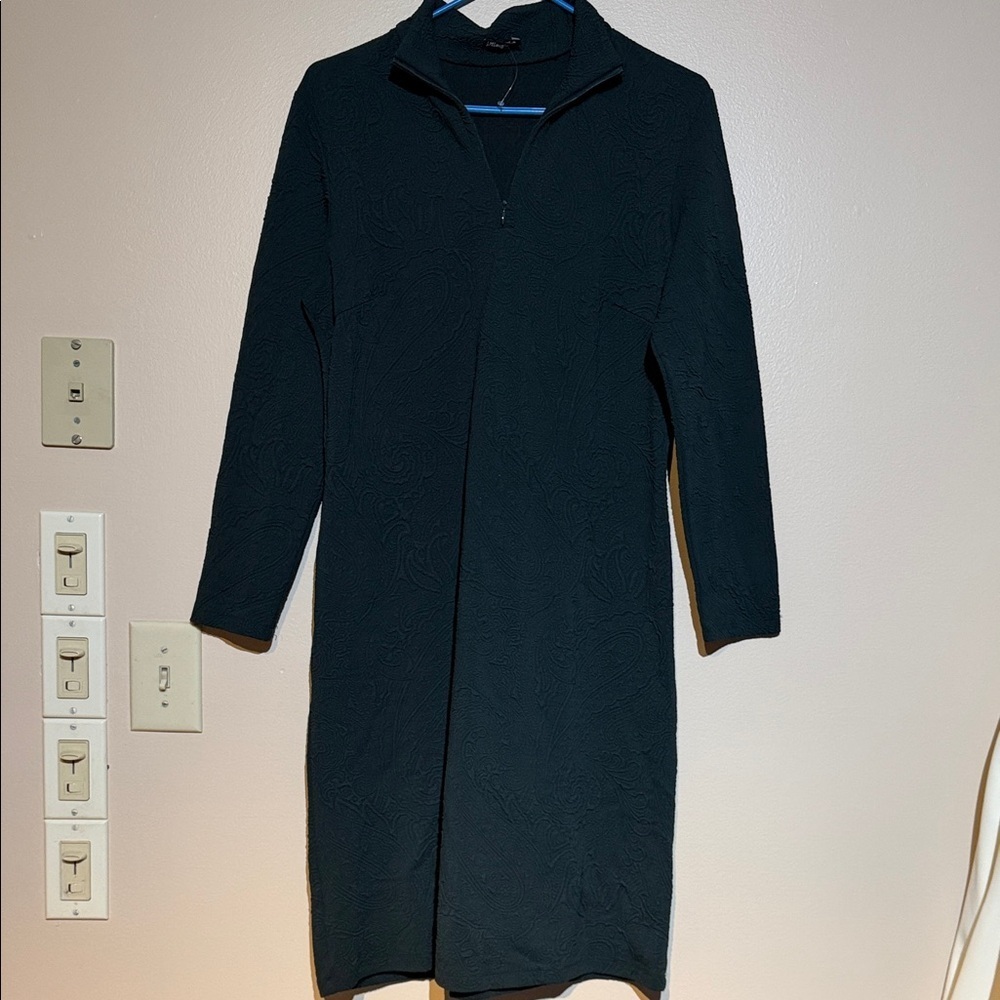 j mclaughlin black dress J. Textured Select Shoe Size:45 3/4 Sleeve $20 to $30 Black William Morris Gunne